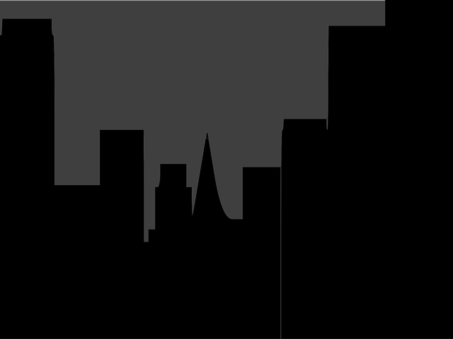 Free city skyline night vector