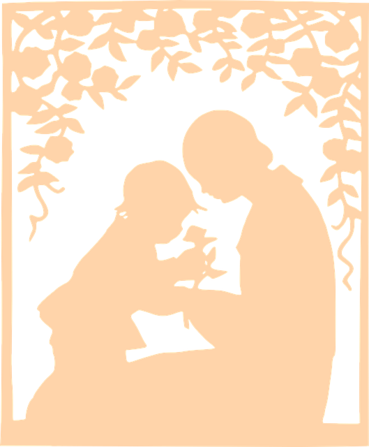 Free Silhouette Flower Background vector and picture