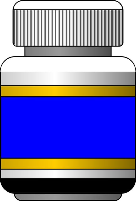 Free bottle closed blank vector