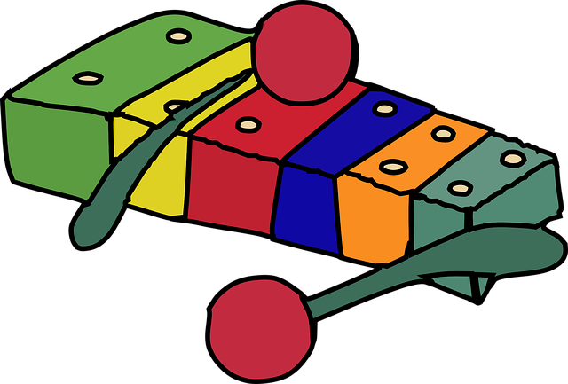 Free xylophone sticcado music illustration