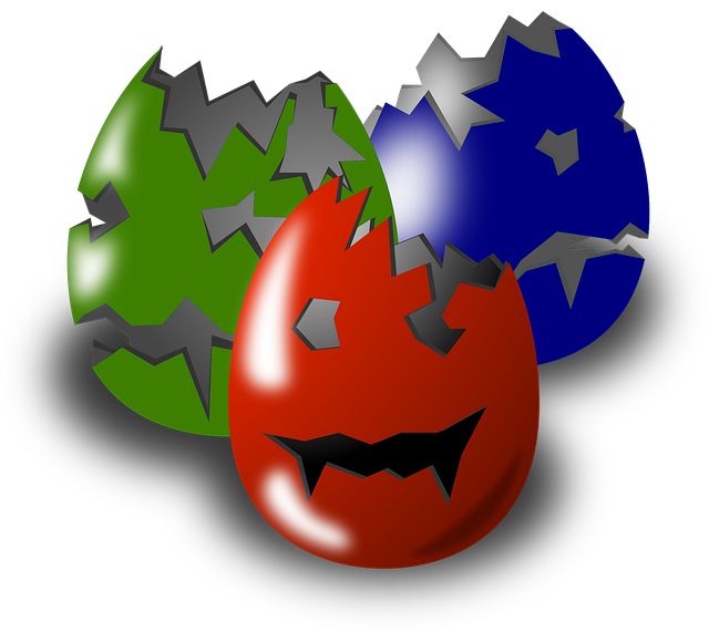 Free eggs easter wicked illustration