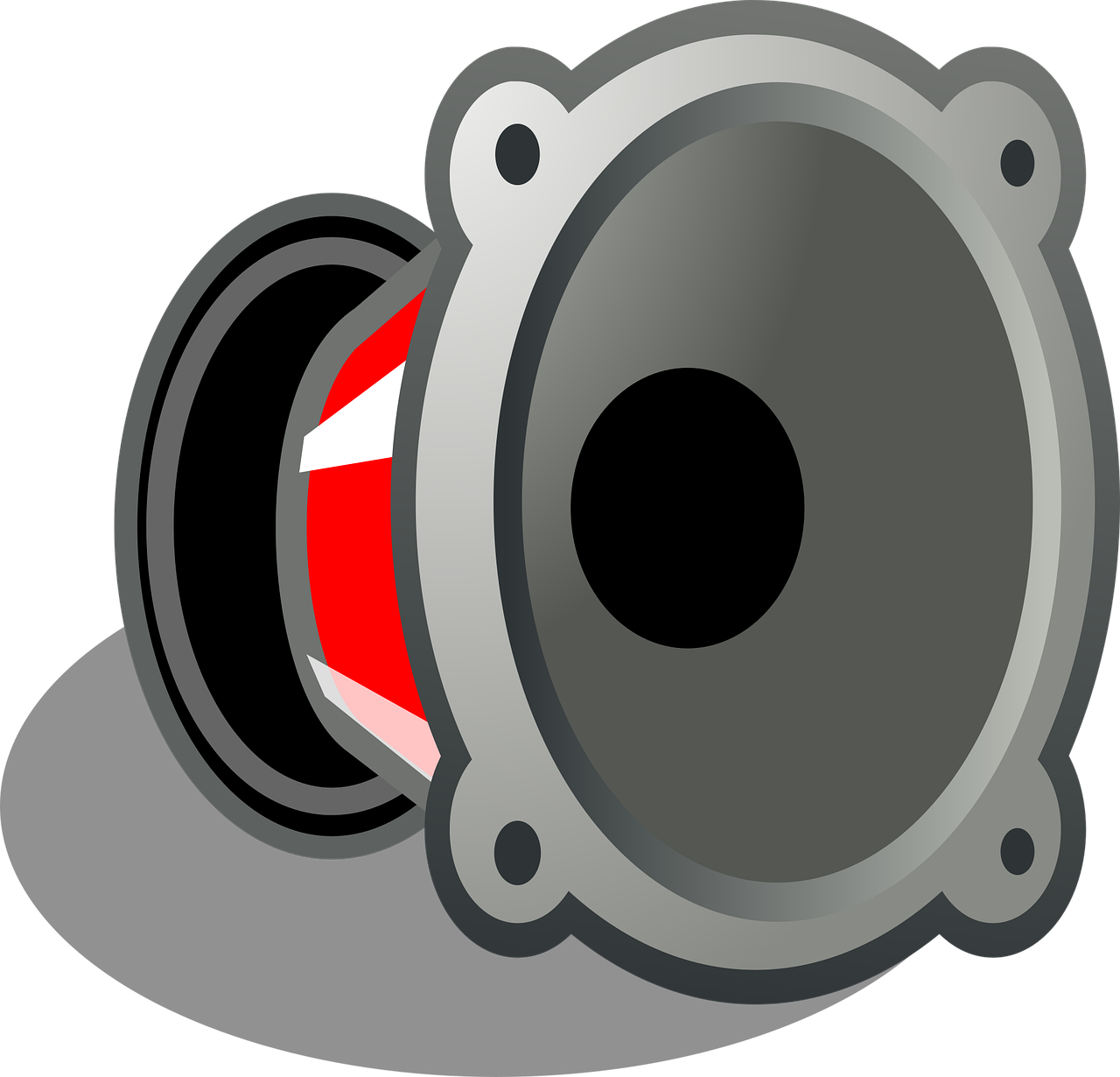 Download Speaker, Loud, Tweeter. RoyaltyFree Vector Graphic Pixabay