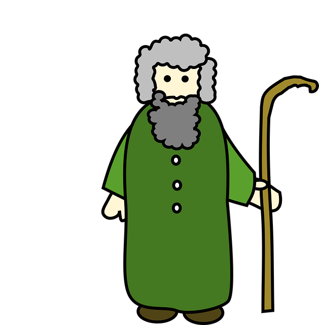 Free shepard old man vector