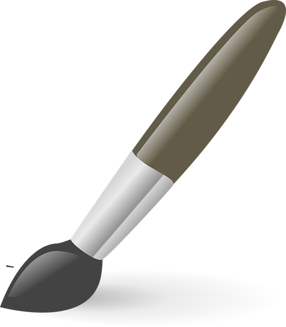 Free brush brown metal vector