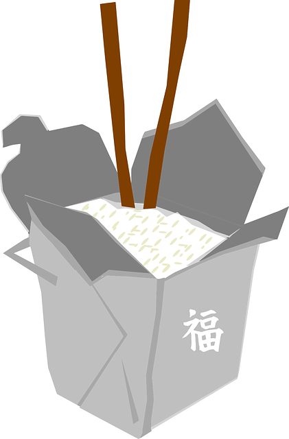 Kasten, Chinesisch, Reis, Fast Food