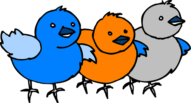 Free chicks three birds vector