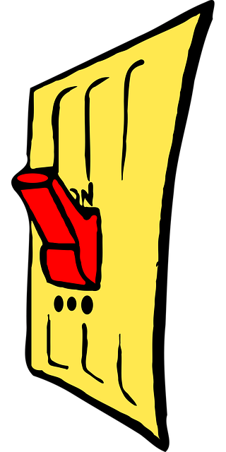Free cutout switch energy on illustration