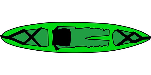 Free kayak boat canoe vector
