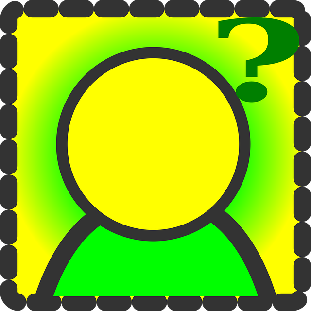 Free question mark head symbol vector