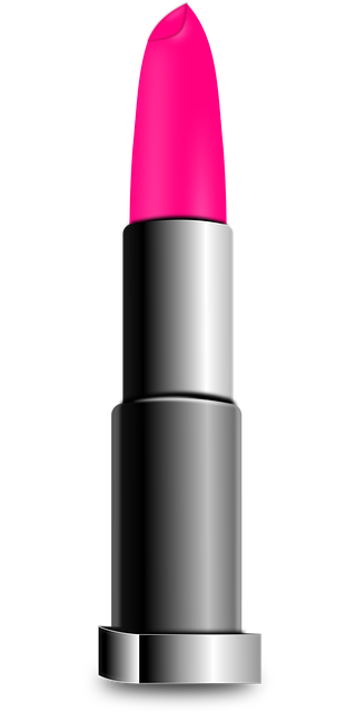 Free lipstick pink isolated illustration