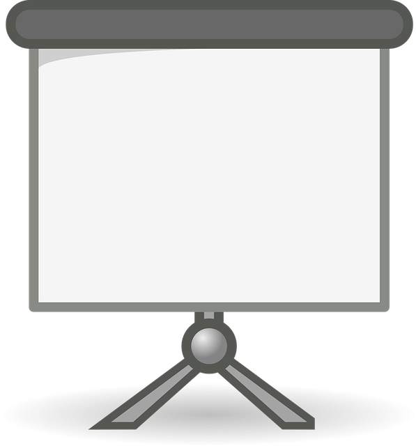 Free screen projection presentation vector