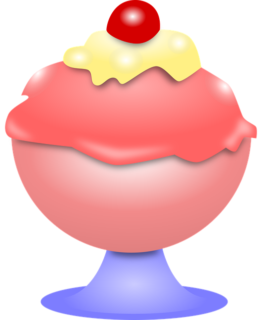 Free sundae ice cream cream vector