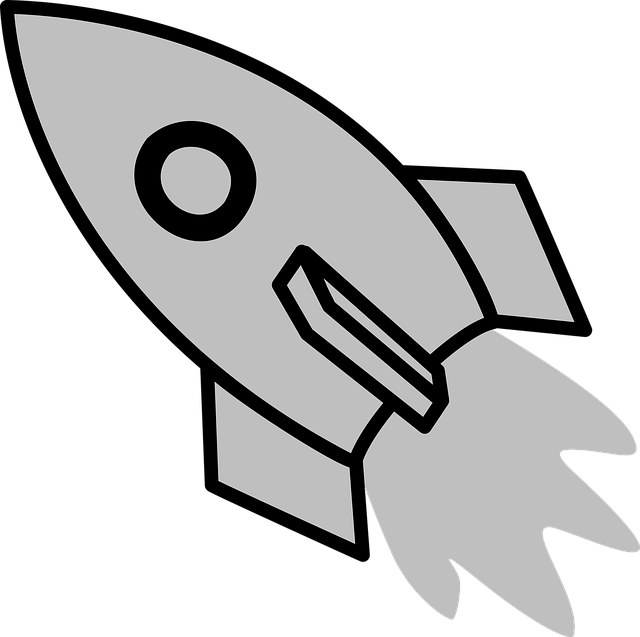 Free rocket shuttle grey vector