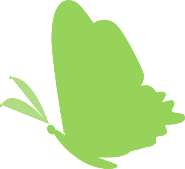 Download free HD stock image of Butterfly Green Free butterfly green silhouette vector