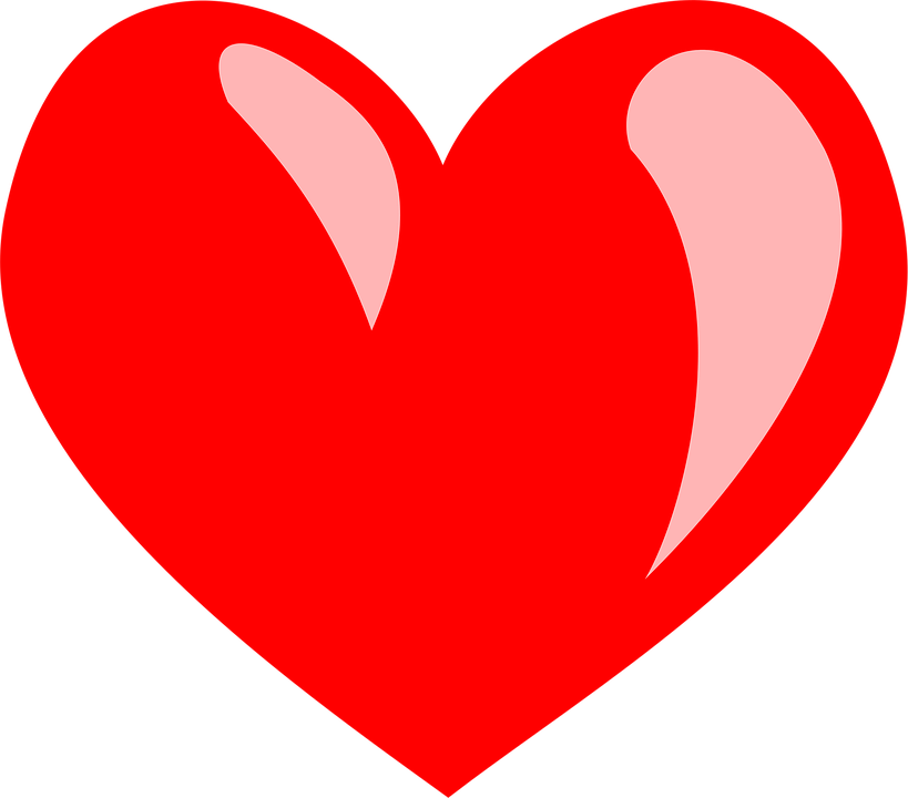 Coeur Rouge Saint Valentin L Amour Images Vectorielles Gratuites Sur 