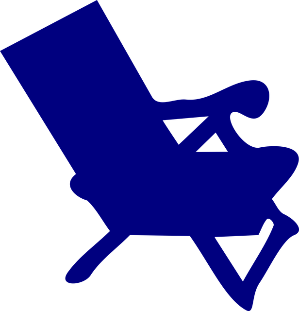 Leinenstuhl, Rasen, Falten