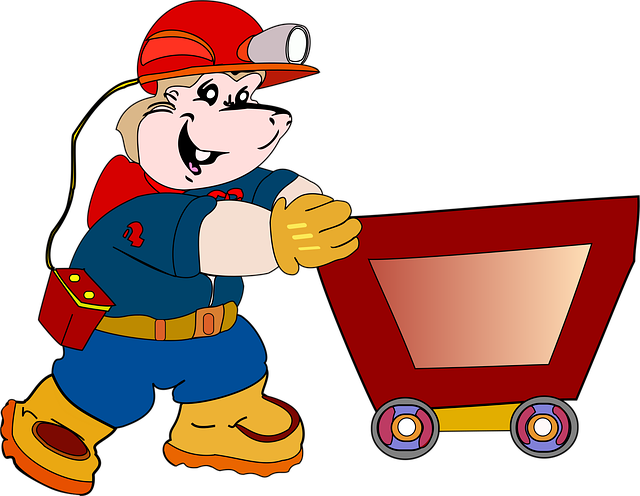 Free mole digger pitman vector