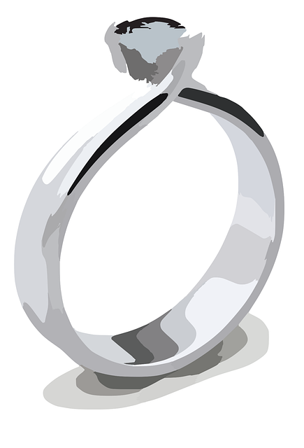Free ring engagement promise vector
