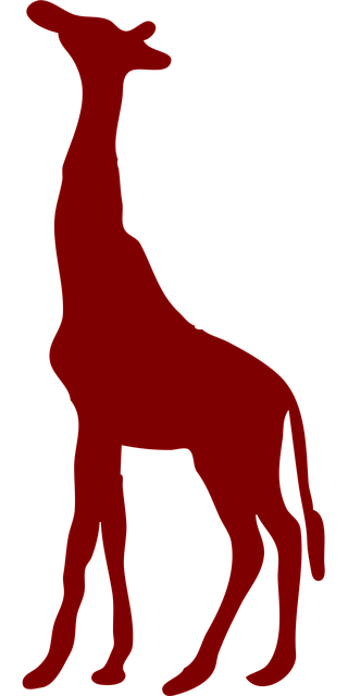 Free giraffe mammal animal vector