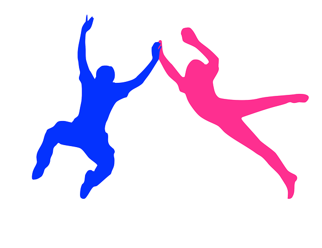Download free HD stock image of Couple Jumping Free couple jumping people vector