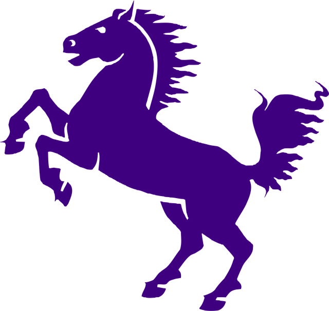 Free horse heraldic animal mane vector
