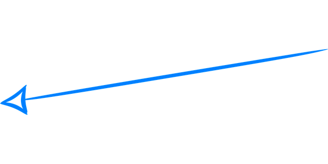 Free arrow left blue vector