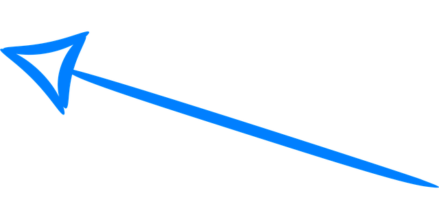 Free arrow left blue vector