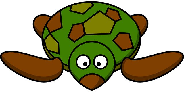 Free turtle nature cartoon vector