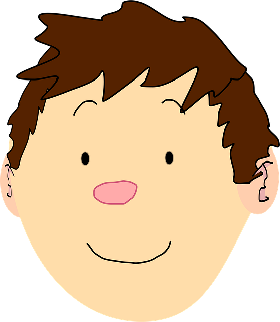 Download free HD stock image of Boy Face Free boy face head vector