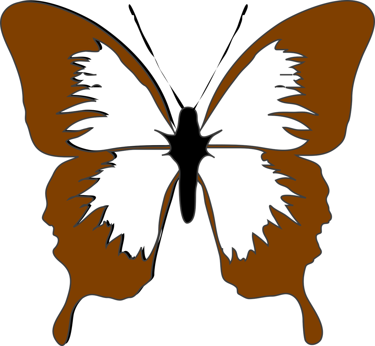 Download Butterfly, Insect, Brown. Royalty-Free Vector Graphic - Pixabay
