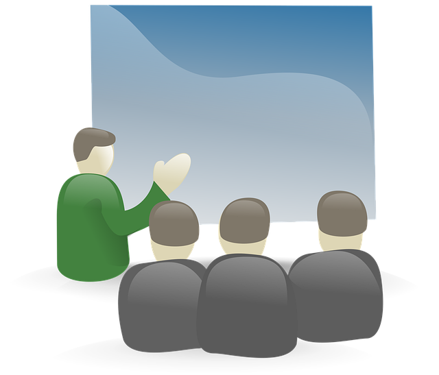 Free presentation people meeting vector