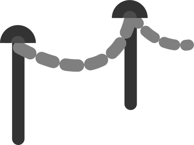 Free barricade bollard safety vector