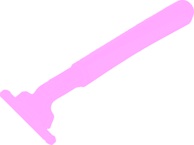 Free razor shave one-way vector