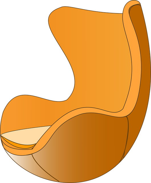 Free chair cozy reclining vector