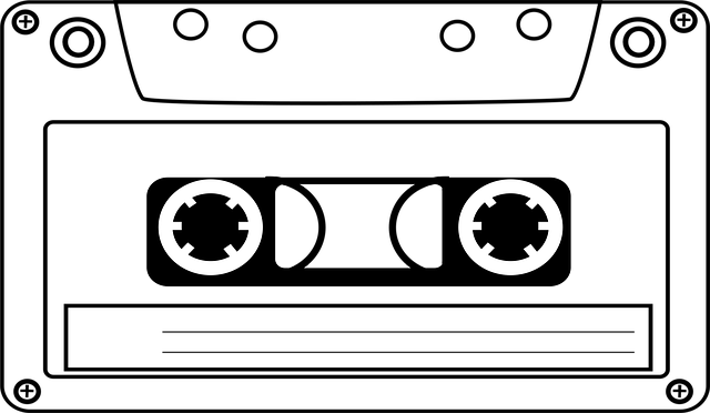 Free cassette tape audio vector