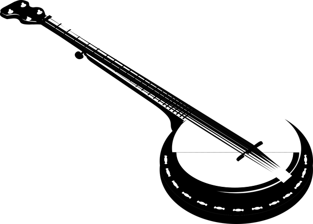 Free banjo musical instrument music vector