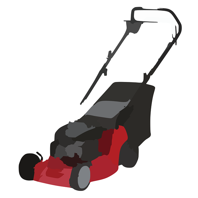 Free lawn mower motorized grass vector