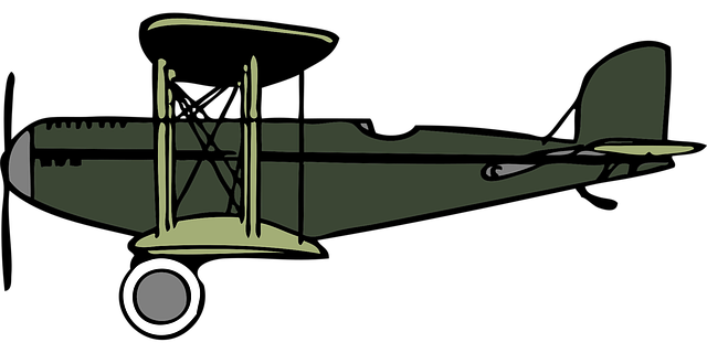 Free biplane plane airplane vector
