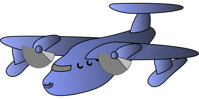 Free plane airplane sea plane vector