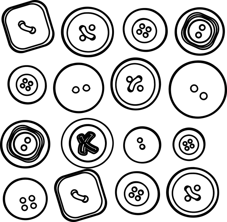 Buttons Fastners Assorted Free Vector Graphic On Pixabay