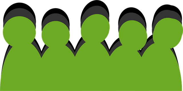 Free group people men vector