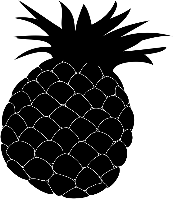 Free pineapple fruit tropical vector