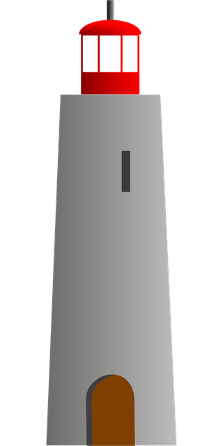 Free lighthouse ocean sea vector