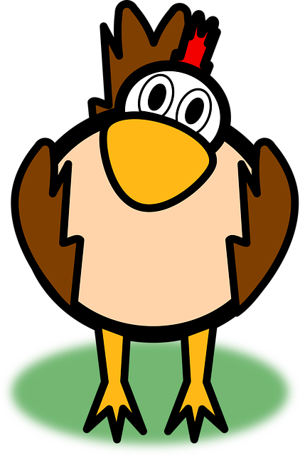 Free rooster bird chicken illustration