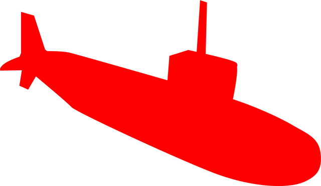 Free submarine u-boat boat vector