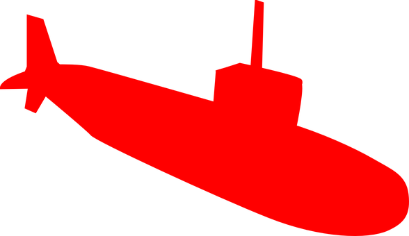 Submarine U-Boat Boat Ship Underwater Red Submarine U-Boat Boat Ship Underwater Red