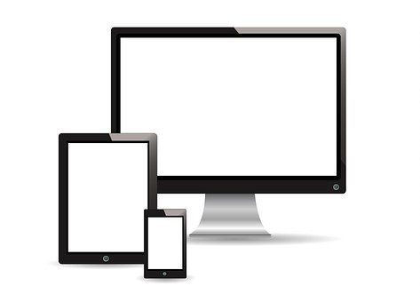 Monitor, Tabletu, Telefón, Počítač