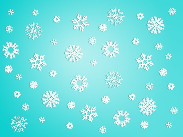 Free snow snowflake background illustration
