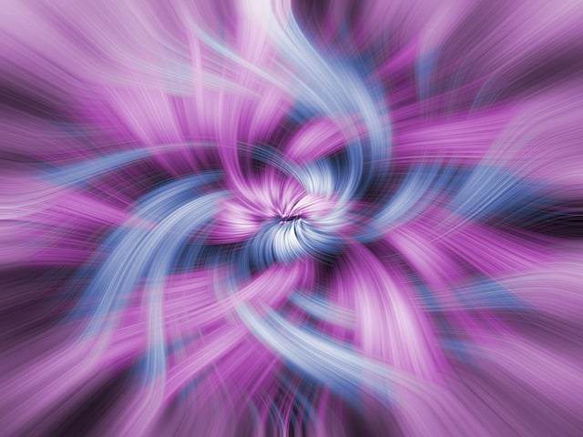 Free purple blue swirls illustration