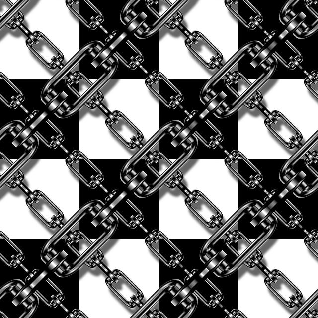 Free chain metal shiny illustration
